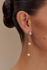 Bodhi Freshwater Pearl Drop Earrings - Pearl