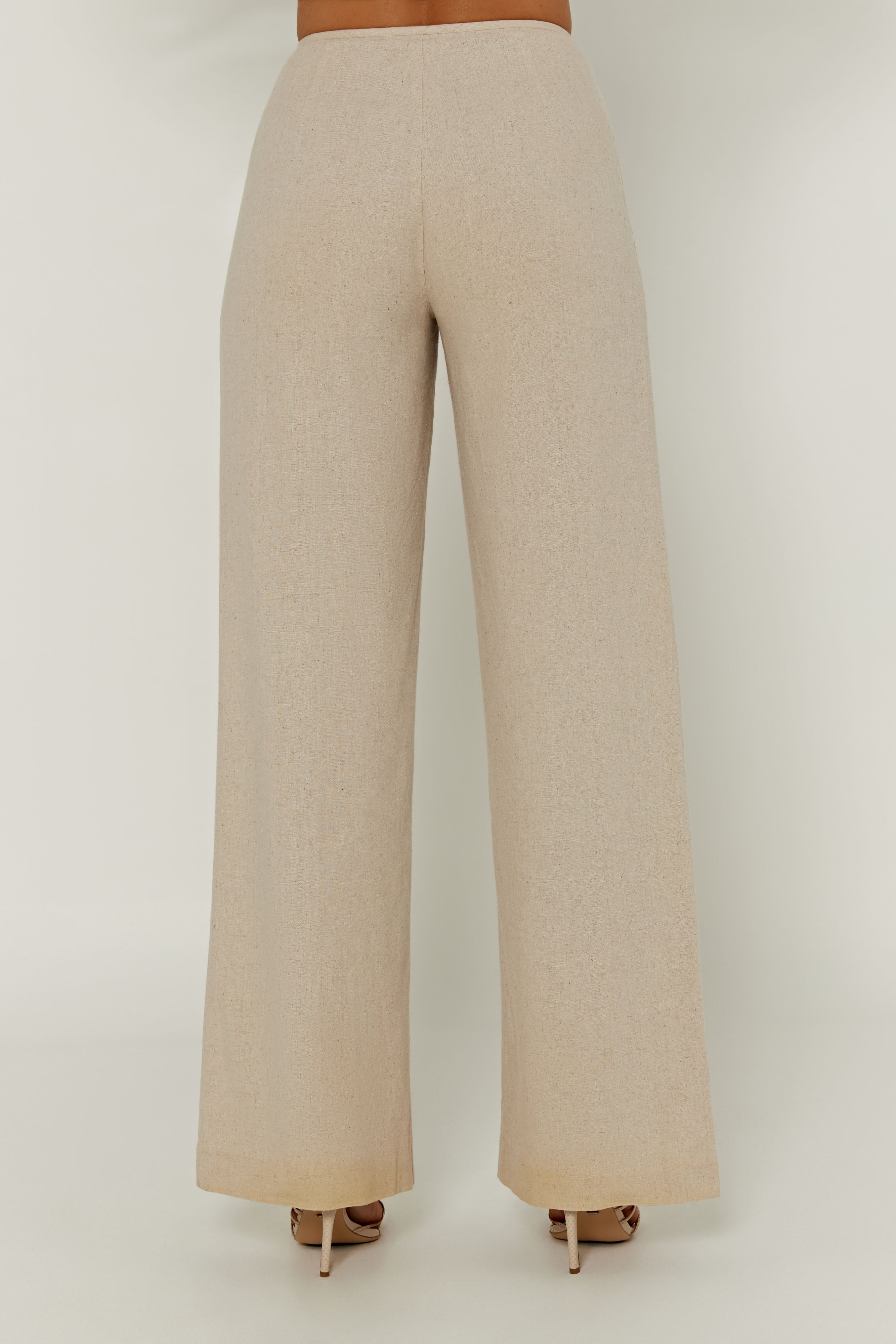 Adina Linen Pant - Natural
