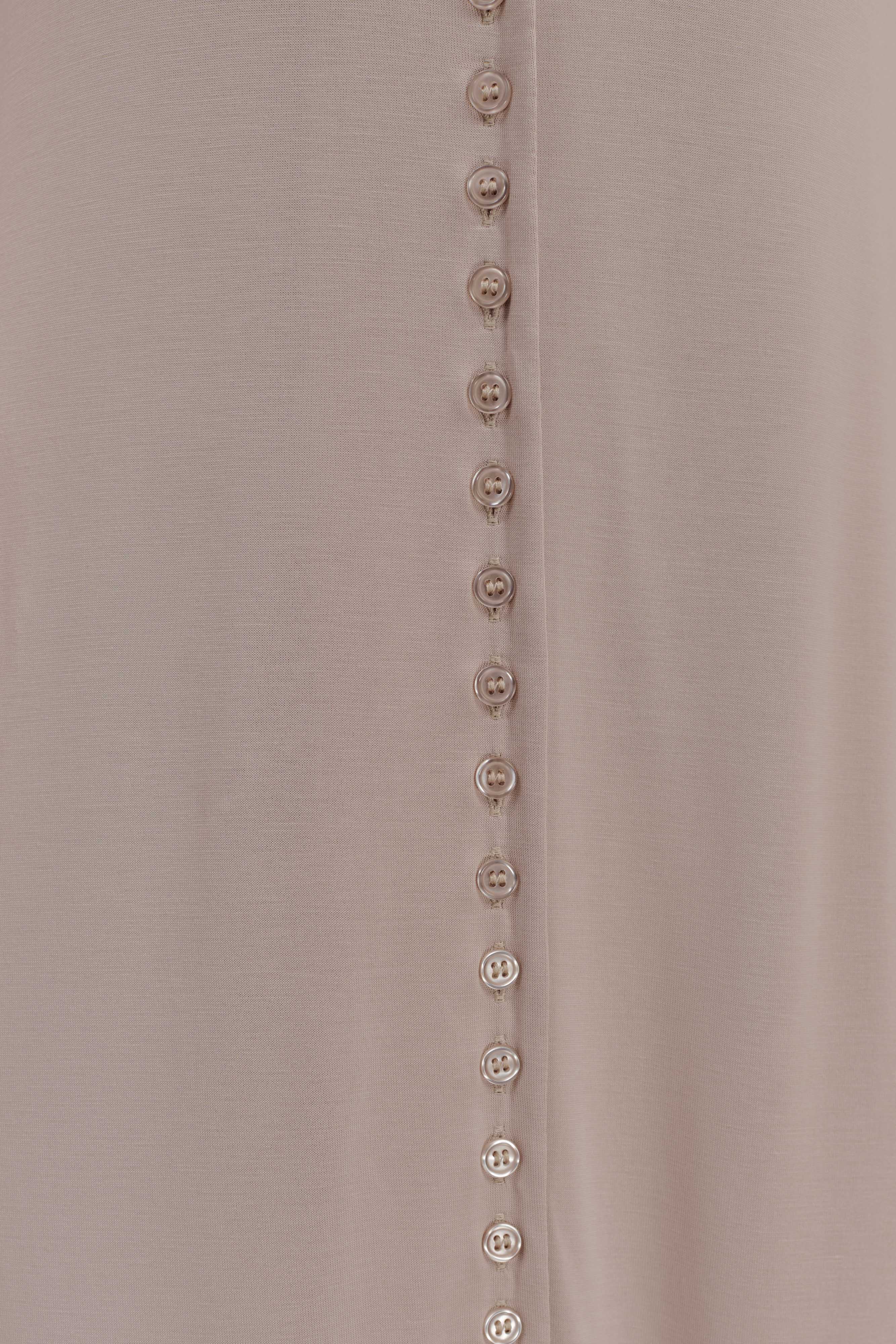 Anders Peached Jersey Midi Dress - Taupe