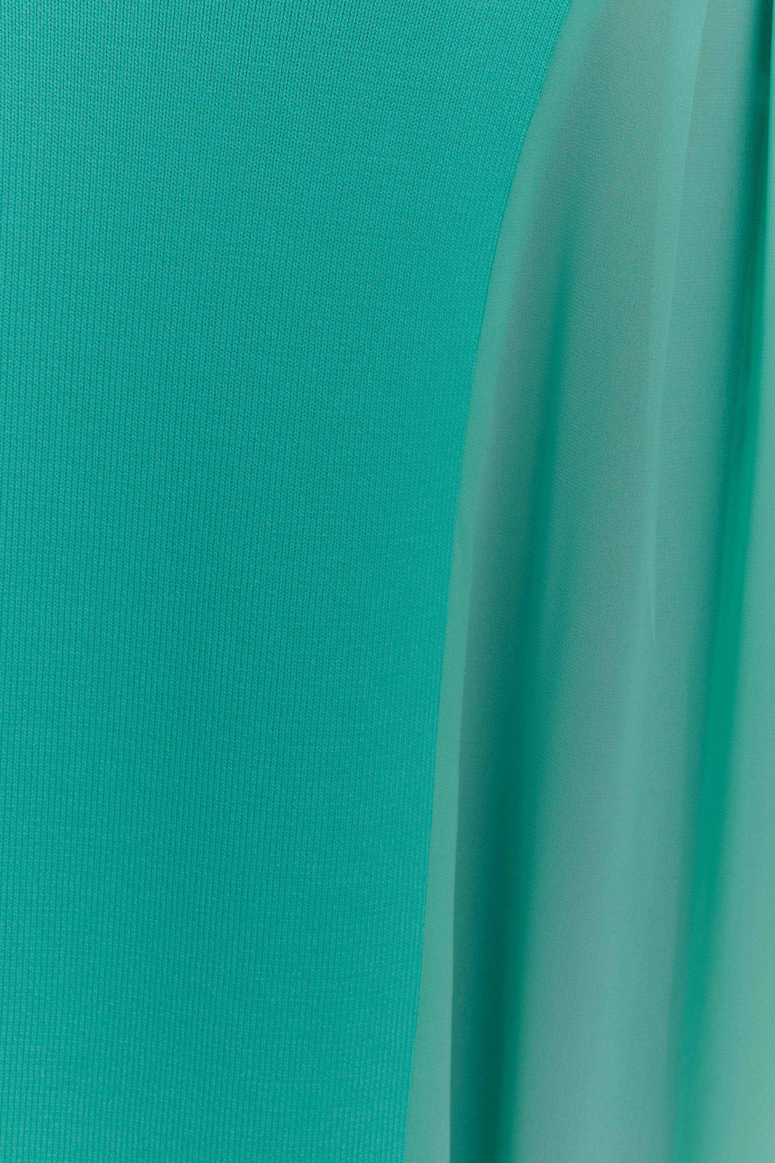 Soleil Knit And Mesh Halter Maxi Dress - Lagoon