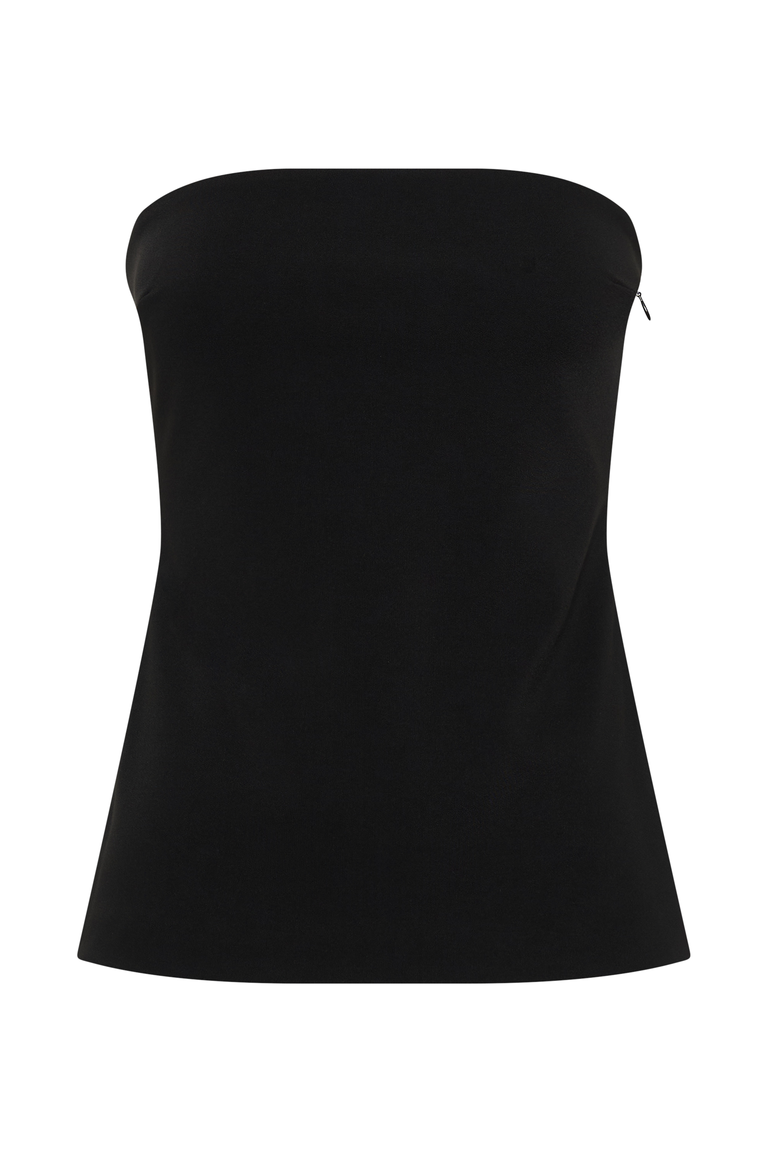 Antonia Strapless Cut Out Top - Black