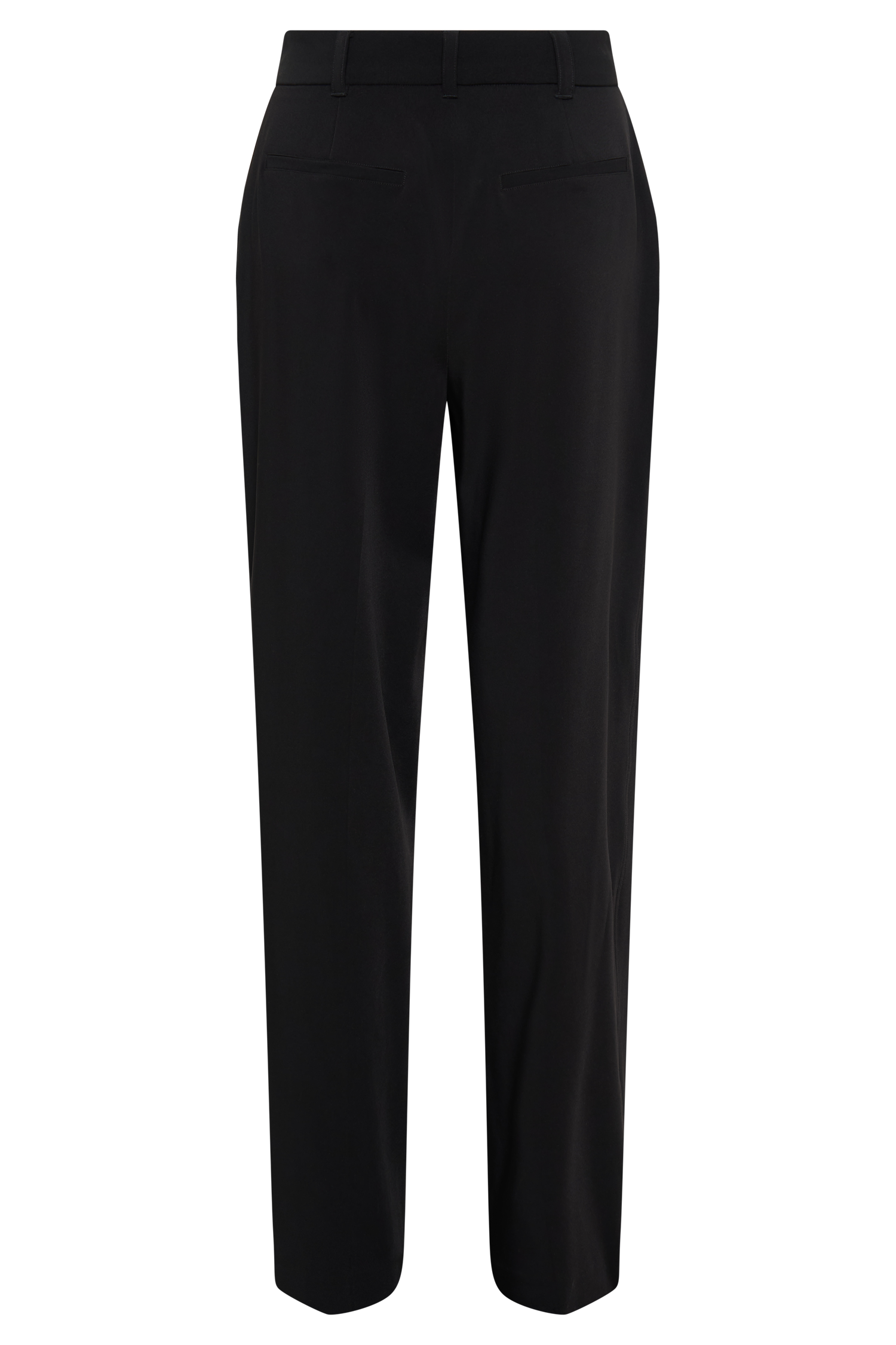 Amelie Suiting Straight Leg Pants - Black
