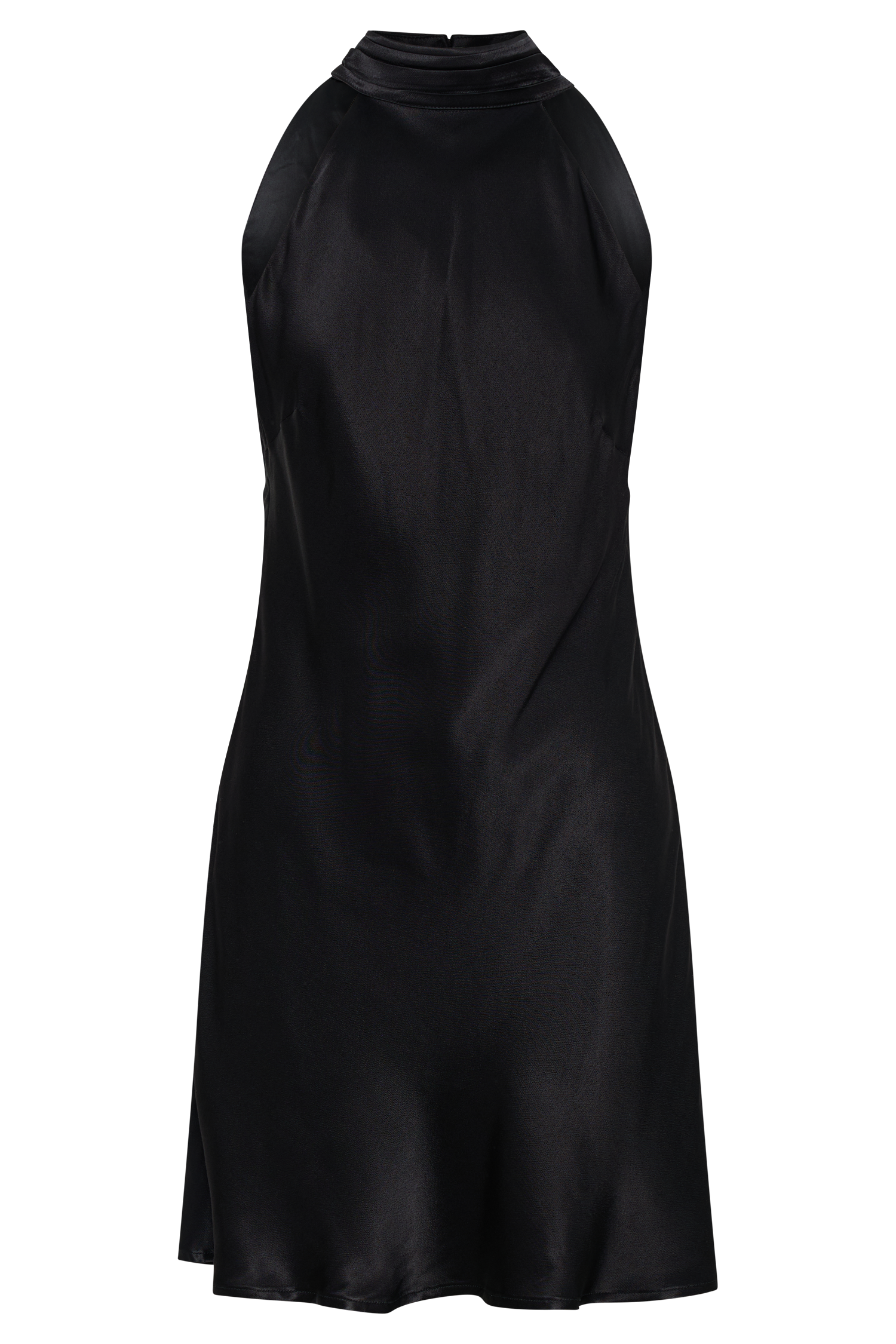 Claire A Line Mini Dress - Black