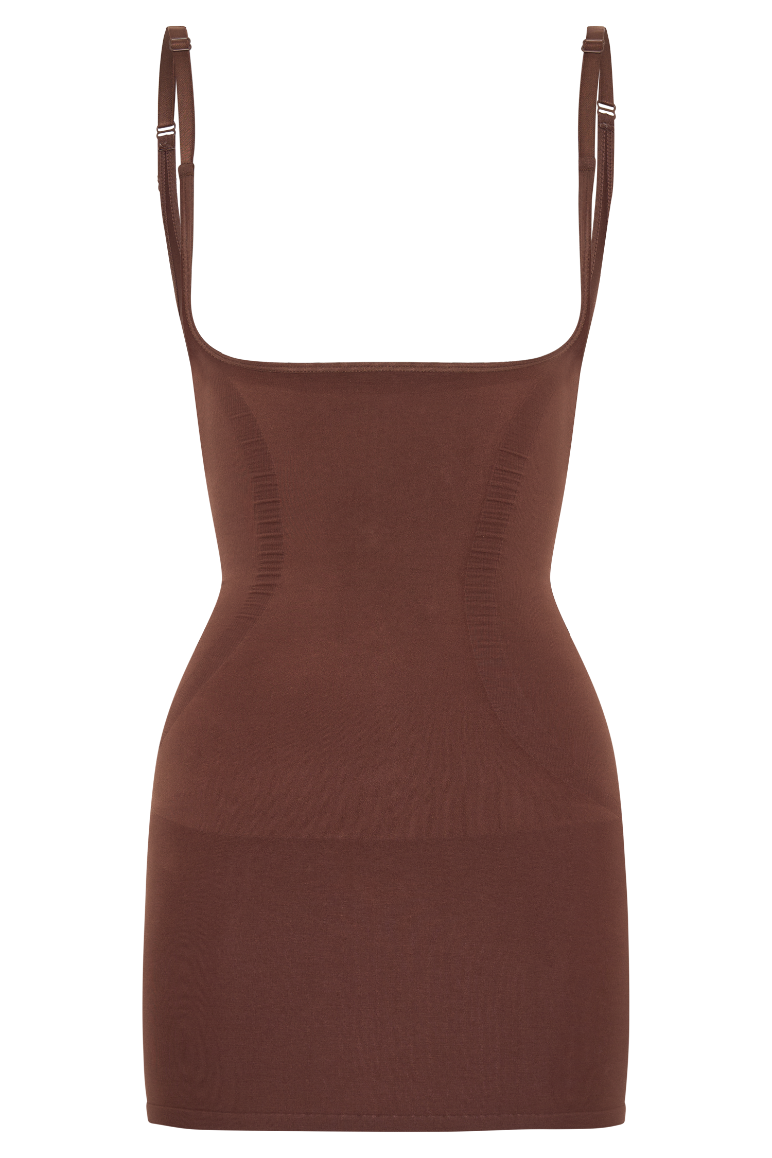 Jocelyn Backless Shapewear Mini Dress - Espresso