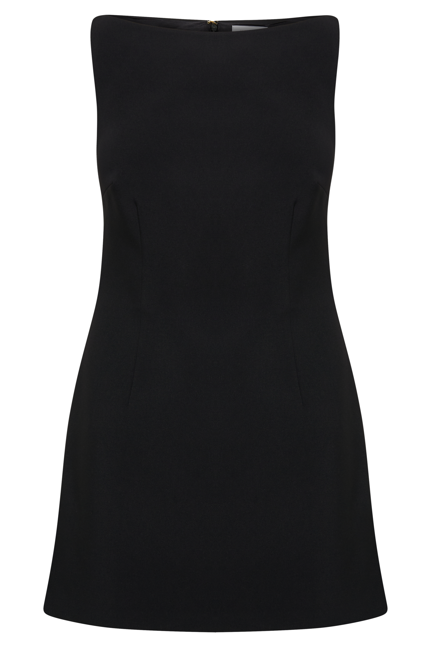 Angela Suiting Mini Dress - Black