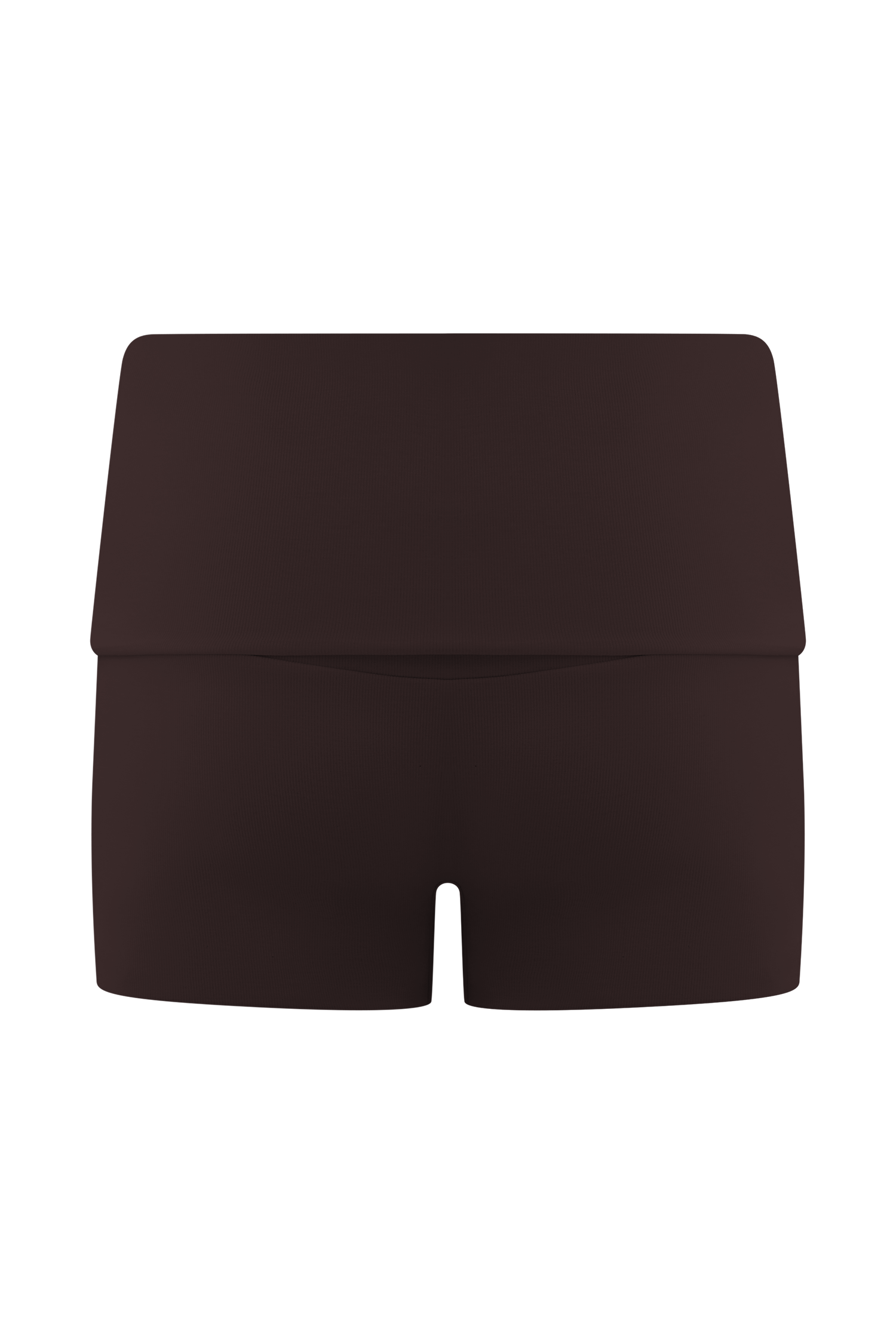 Birdie Fold Over Shorts - Chocolate