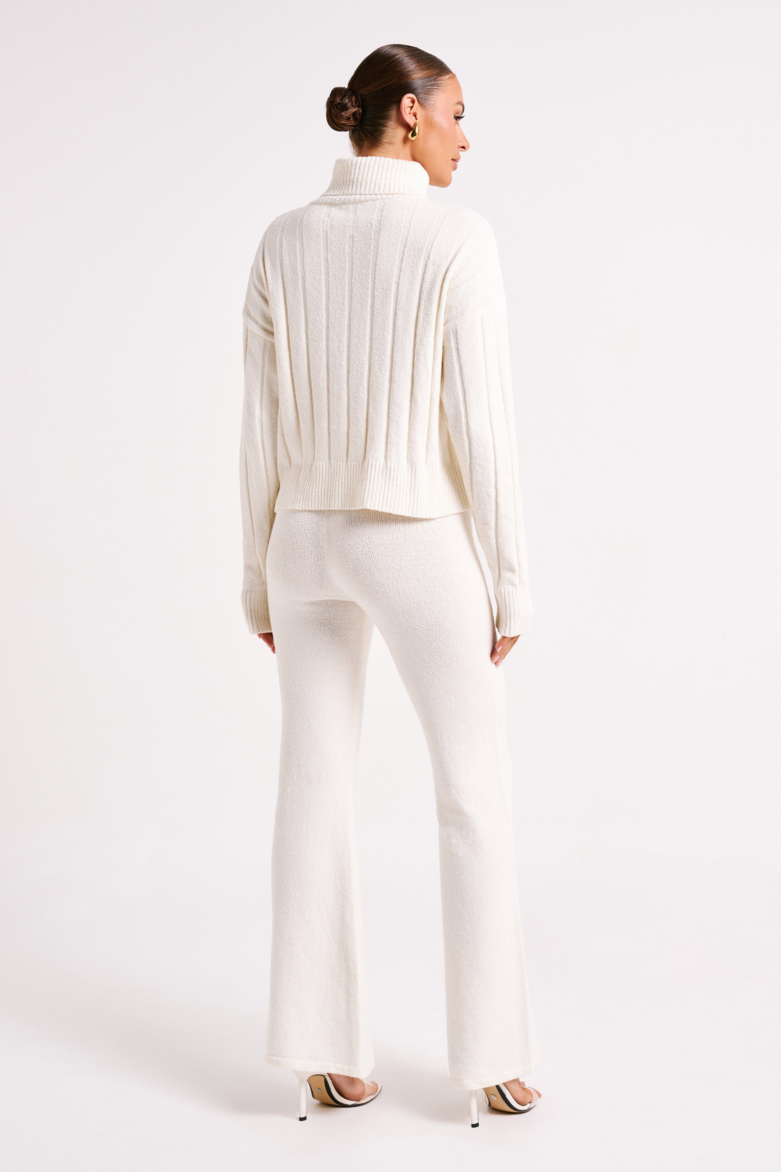 Angelina Knit Pants - Ivory